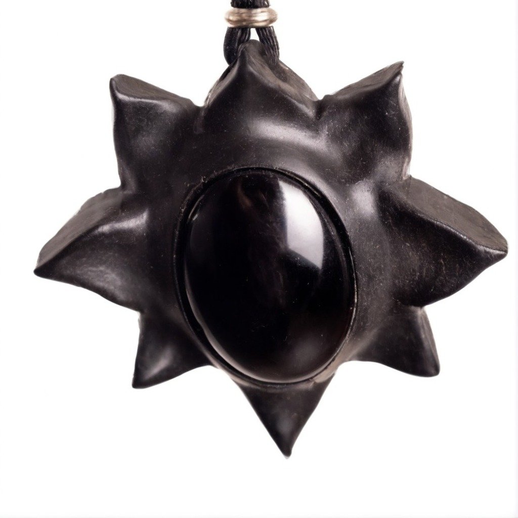 Loto Negro — joya artesanal Fustchic