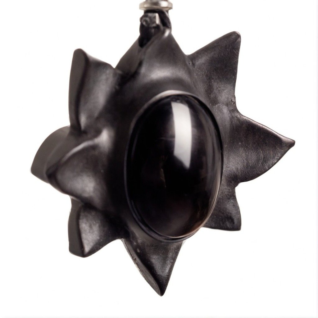 Loto Negro — joya artesanal Fustchic