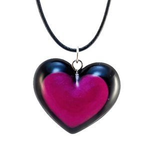Latido Fucsia — joya artesanal Fustchic