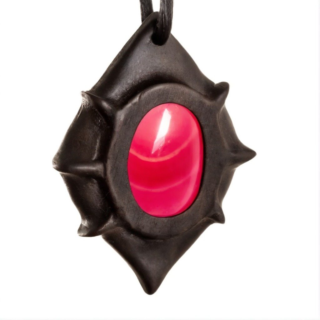 Gema Oscura — joya artesanal Fustchic