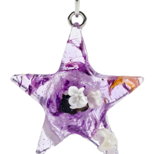 Estrella Rosa Sideral — joya artesanal Fustchic