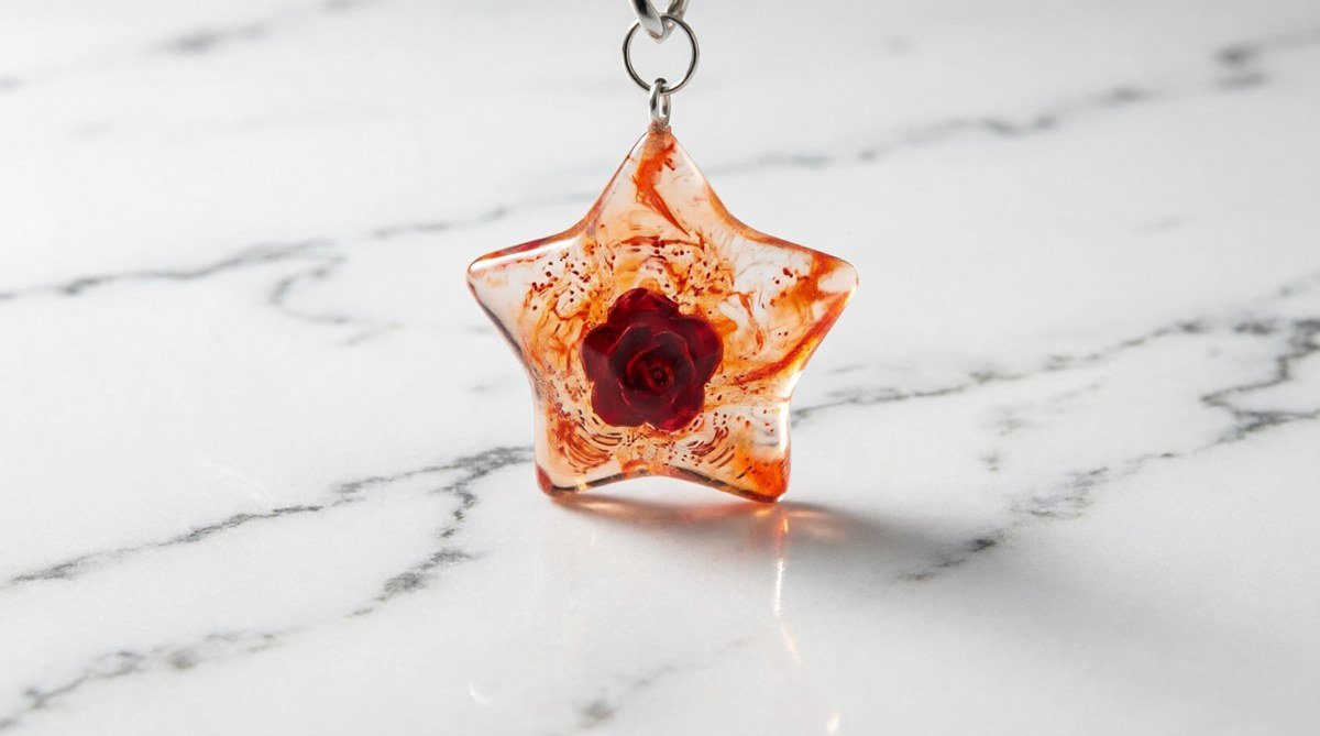 Rosa Sideral — joya artesanal Fustchic